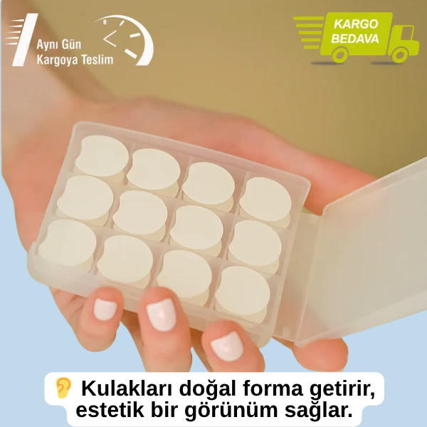 EARLAST™ Kulak Bandı (20 Adet 5-6 Ay Kullanım İçin Uygun)