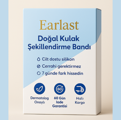 EARLAST™ Kulak Bandı (20 Adet 5-6 Ay Kullanım İçin Uygun)
